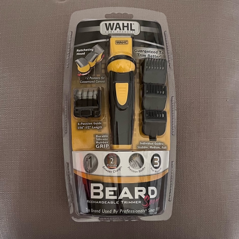 NIB Wahl Rechargeable Beard Trimmer